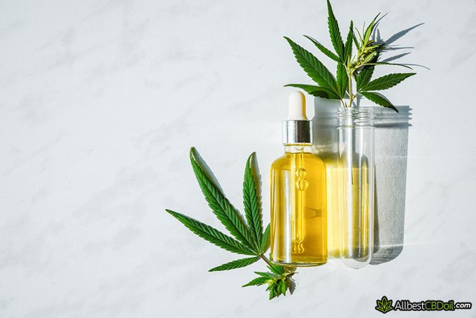 What does CBD feel like: CBD tincture with cannabis leaf What does CBD feel like: CBD tincture with cannabis leaf