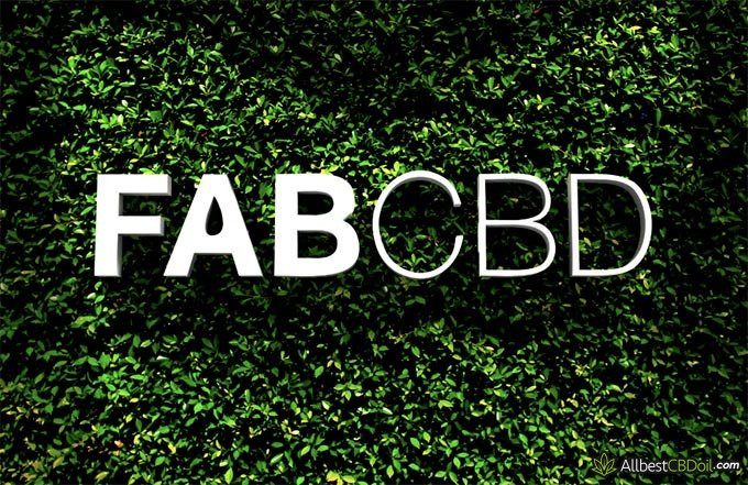 Fab CBD review: the logo of the company.